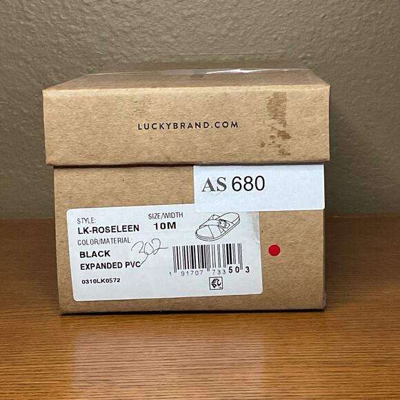 Lucky Brand Women's Roseleen Pool Slide Sandals Black Size 10 - Picture 8 of 8